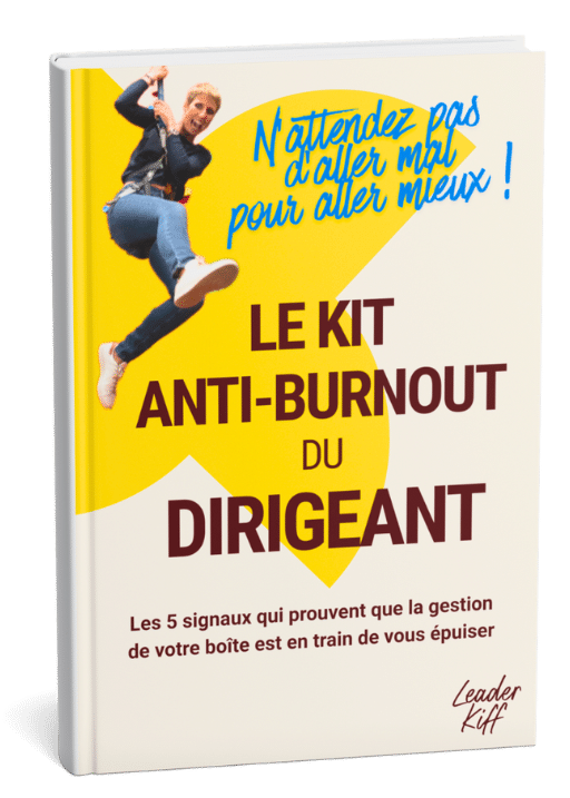 Illustration du Kit anti burn-out du dirigeant par leaderkiff