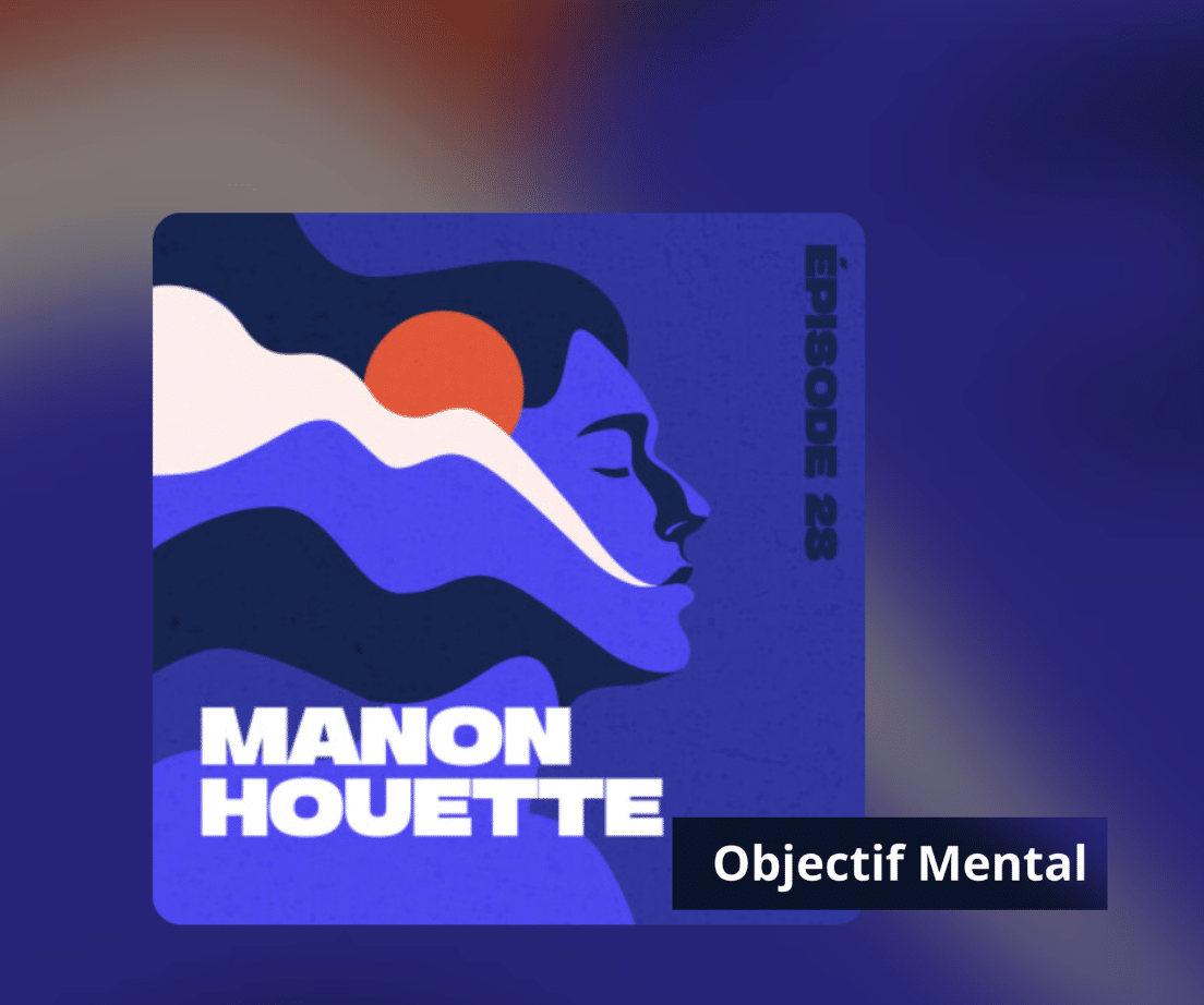 Illustration du podcast Objectif Mental sur la préparation mentale pour éviter l'épuissement.