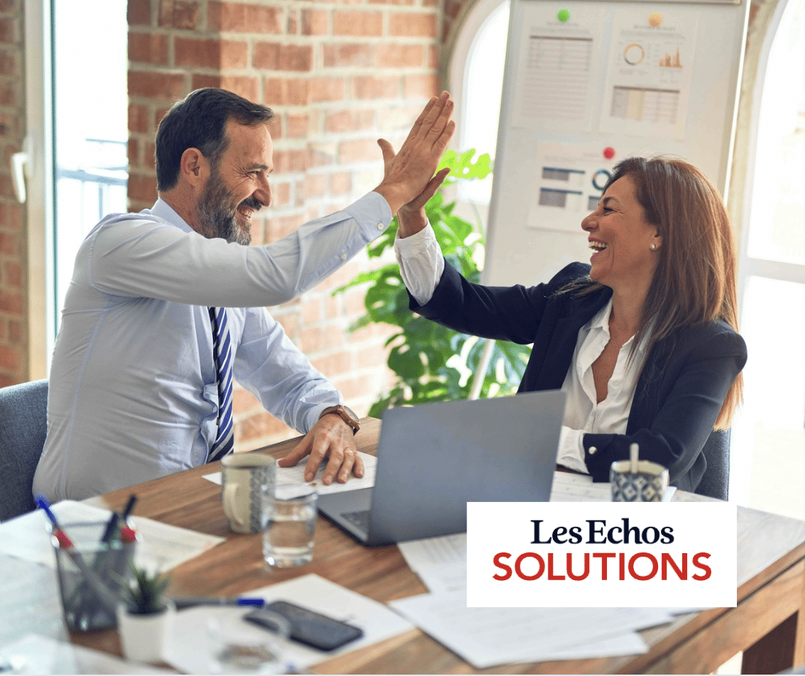 illustration de l'article du 3 novembre dans Les Echos Solutions